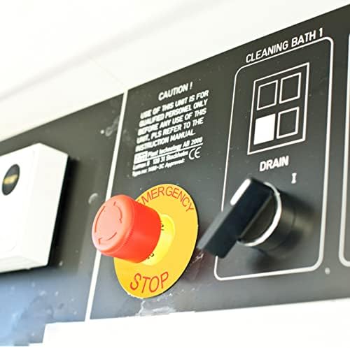 Копче за копче за итни случаи на Tehaux, знак за итни случаи за итни случаи, 23мм Внатрешен дијаметар за итни случаи, стоп -етикета за копчето