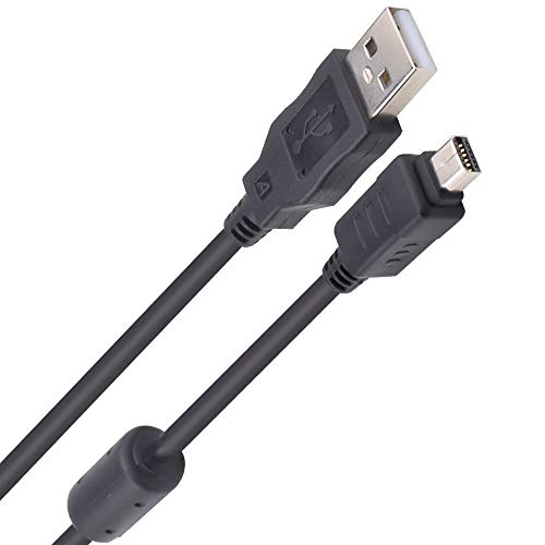 Алитутумао CB-USB5 CB-USB6 USB датум за замена на кабелот за фото-пренесување на фото-кабел, компатибилен со Olympus mju mju, тешки пенкани стилови