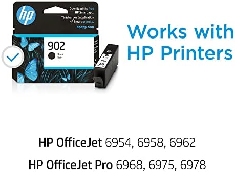 HP 902 Кертриџ Со Црно Мастило | Работи Со Hp OfficeJet 6950, 6960 Серија, Hp OfficeJet Pro 6960, 6970 Серија | Подобни За Инстант