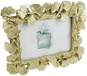 Бирај гроздобер рамка за слика 4 x 6 инчи Елегантни златни фото рамки со стакло пред, приказ на таблети за скулптури