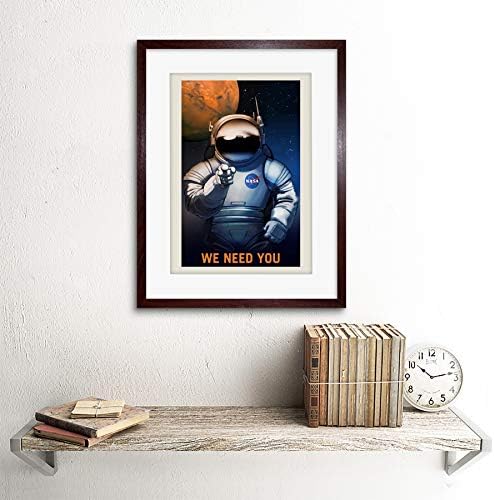 Wee Blue COO COO NASA POSTER SPACE RABLEAT Оглас ни треба 12х16 '' Печати F12x118222
