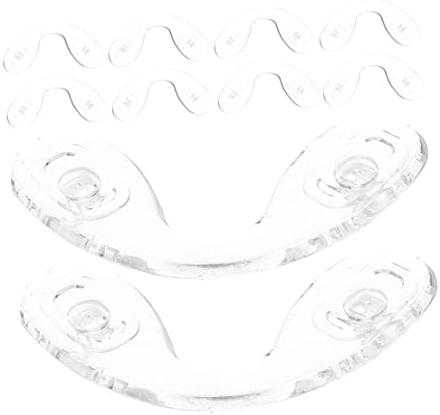 Doitool 40 парчиња очила силиконски нос влошки силиконски нос влошки за додатоци за очила толку меки силика гел транспарентни очила за нос