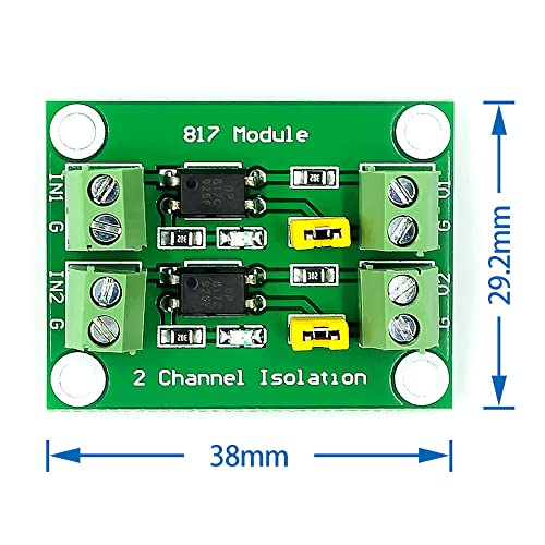 PC817 2 4 8 Канал Optocoupler изолациска табла за напон на конверторот Адаптер модул 3.6-30V возач Фотоелектричен изолиран модул-2
