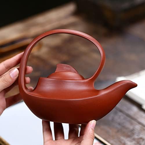 Виолетова чајник од песок 16oz Кинески јксинг глина рачно изработена чај сад керамика Зиша црвена кал кунгфу чај сет