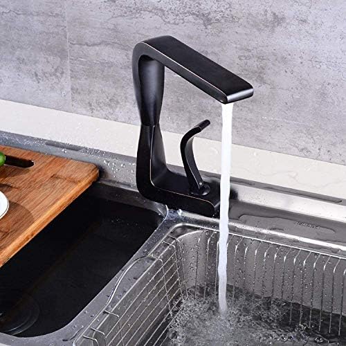 Whlmyh мијалник допрете ， кујнски мијалник за бања чешма ， црна бања водопад тапа за миење базен мијалник кујна тапа бања бања миксер