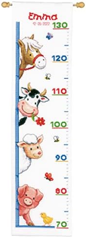 Вервако го брои комплетот за вкрстено бод 7.2 x28 -farm Animals -v0011384