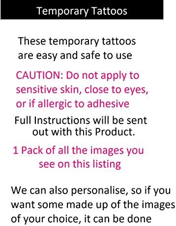 Дизајн Привремени Тетоважи