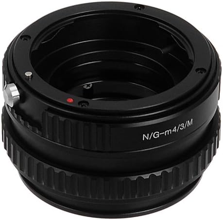Адаптер за монтирање на леќи Fotodiox Pro, Nikon Nikkor Mount Lens до микро 4/3 дигитални камери без огледало со хеликоид со макро фокусирање