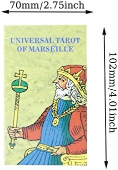 Nightcity Universal Tarot of Marseille, 78 Marseille Tarot картички, мини стандардна големина 4.01 x 2,75