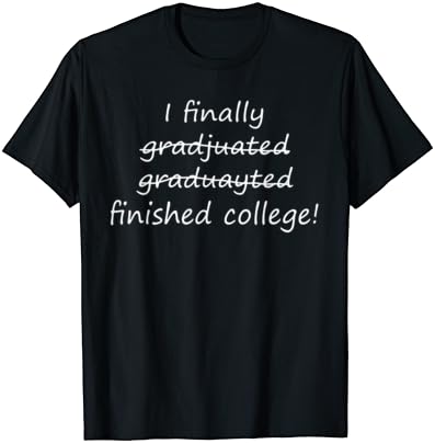 Смешна маица за дипломирање на колеџ мажи маица за подароци од училишна школа