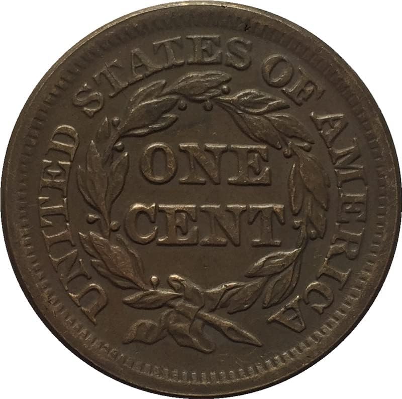 Стари 27,5 ММ 1856 Американски Монети Бакарни Монети Антички Занаети Странски Комеморативни Монети