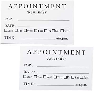 RXBC2011 картички за потсетување за закажување за стоматолог -терапевт доктор за коса салон за 100 пакети од 100