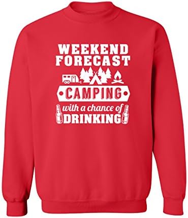 Градски кошули Викенд прогноза кампување со шанса да пиете смешна џемпер на екипажот на ДТ