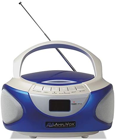 Amplivox CD Boombox со Bluetooth, сина