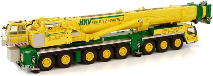WSI за Liebherr LTM 1500-8.1 HKV кран 1/50 Diecast камион претходно изграден модел