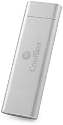 Coolbox MiniChase N31 M. 2 Nvme Ssd Диск Случај СО USB3. 1 Gen. 2, UASP Поддршка, Лесно Да се Соберат. Сребрена Боја