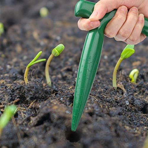 Cozyou 4 пакет прилагодлива рака за сеидба на сеење на семиња, садници Дибер и широка дупка за дупки за градинарски рачни алатки