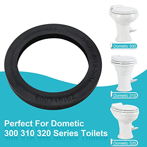 Qkatpar RV тоалет заптивка, заптивка за тоалети од 300 серии, комплет за заптивка за прием на тоалети се компатибилни со заптивката за