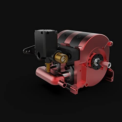 EngineDiy Toyan RS-L200 RC Nitro Twin-Rotor Engine Model кој работи за возрасни, мотор со внатрешно согорување со вода ладен во вода