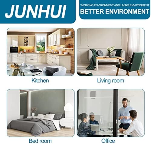 Junhui H13 HPA300 HPA304 HEPA Filter Filter R 3 HEPA + 4 Pre-Cut Charcoal Filter компатибилен со моделите за прочистување на воздухот Honeywell