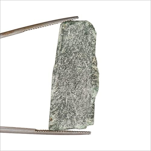 GemHub природна сурова сурова сурова сурова груба зелена жад заздравување кристал лабав скапоцен камен- 53,45 ct.