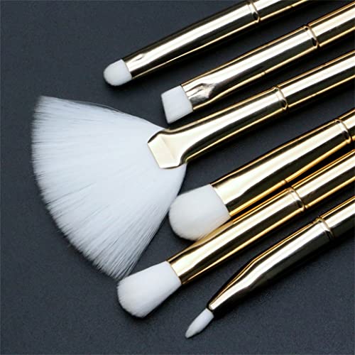 Trexd Perlly White 13PCS синтетички четки за шминка за коса сет-шик алатки за убавина, заснована на контура за очи