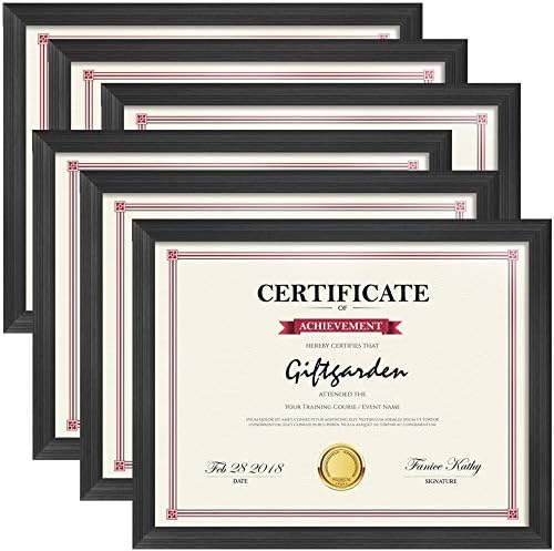 Подарок Garden 7 Pack 8.5x11 сертификати рамки пакет со 6 пакет 8,5 од 11 рамки