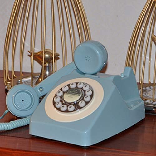 Не-лого ретро ротирачки телефонски телефонски антички жичен континентален телефонски телефонски телефон