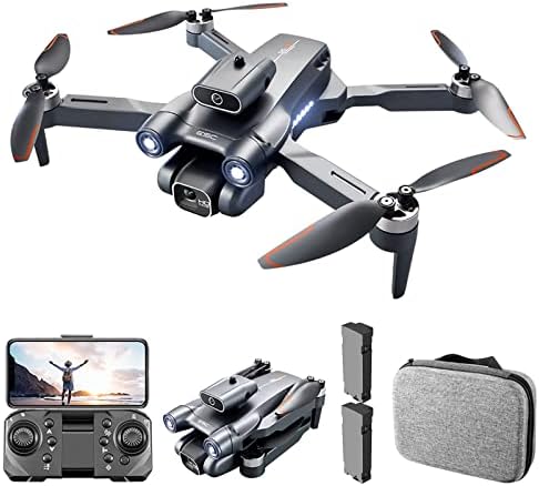 Nujiffy SIS Mini беспилотни летала со камера за возрасни, 1080p преклопни RC беспилотни летала Quadcopter WiFi FPV видео, 3D флип, избегнувајте