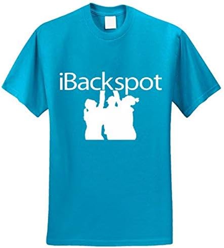 Избрани лакови неонски сина маица со Ibackspot