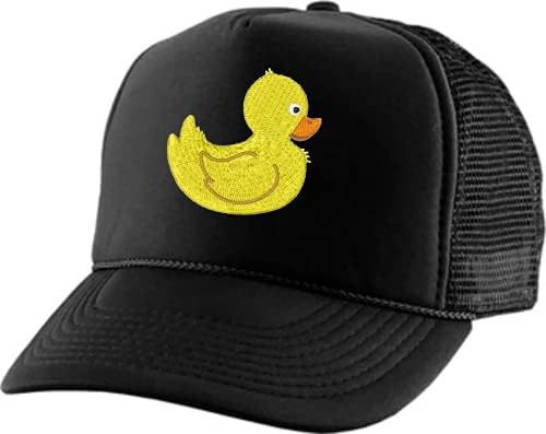 Allntrends везена патка капа гума патки камионџија капа за возрасни прилагодливо капаче за бејзбол