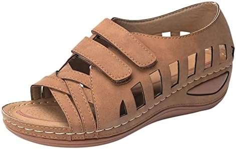 Сандали за жени платформа шутираат удобност меки единствени чевли за глуждот на глуждот се лизгаат на влечки папучи римски сандали