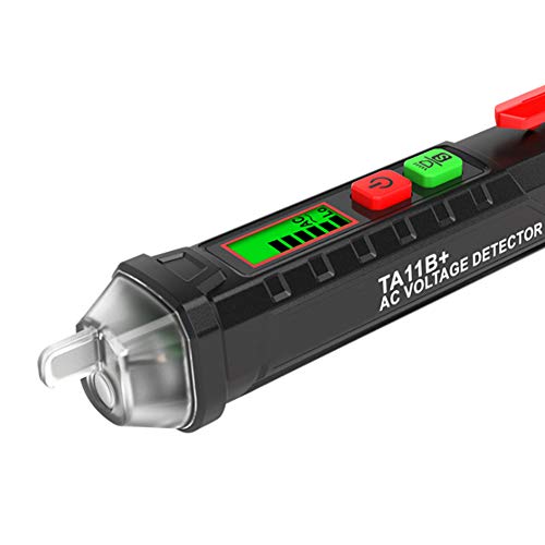 Гуангминг-Тестер за напон на не-контакт со LCD дисплеј, тестер за електричен напон со LED фенерче и аларм за сила, прилагодлива пенкало
