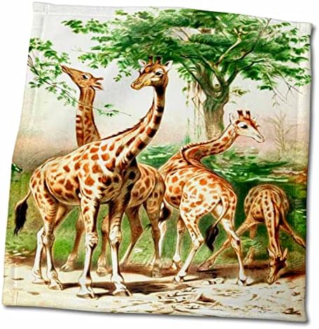 3drose Флорен гроздобер - старо сликарство на жирафи - крпи