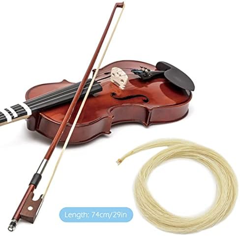 Виолини жици 4/4 целосен сет, костум за жици со виолина на виолина, со никел позлатена топка глава, со 2 комплети виолина лак за коса, за лак