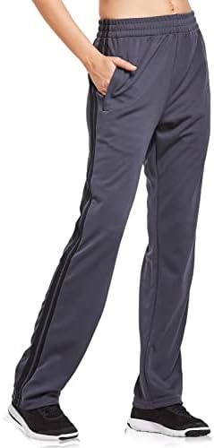 Baleенски панталони за патеки со атлетски џебови со џебови за загревање на панталони за загревање на панталони со лесна лесна лесна тежина