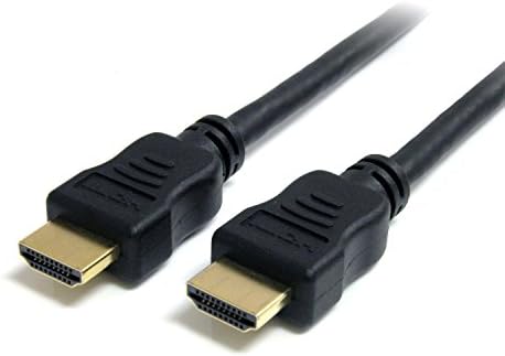 Startech.com 25 ft рамен висока брзина HDMI кабел со Ethernet - Ultra HD 4K x 2K HDMI кабел - HDMI до HDMI M/M - рамен HDMI кабел, црна