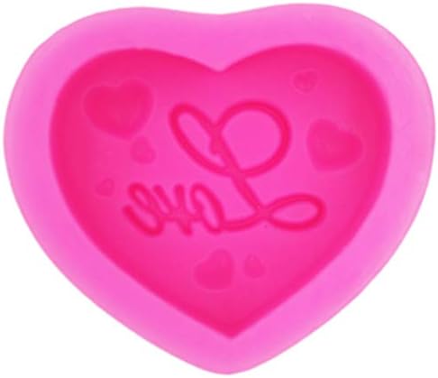 Longzang Heart форма loveубов S0186 занаетчиски силиконски сапун занаетчиски калапи DIY рачно изработени сапуни со сапуни