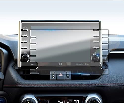 Lfotpp Заштитник На Екранот За Навигација На Автомобили за 2021 година+ Toyoat RAV4 Prime 9 Инчен Автомобил Инфозабава Стерео Дисплеј Центар