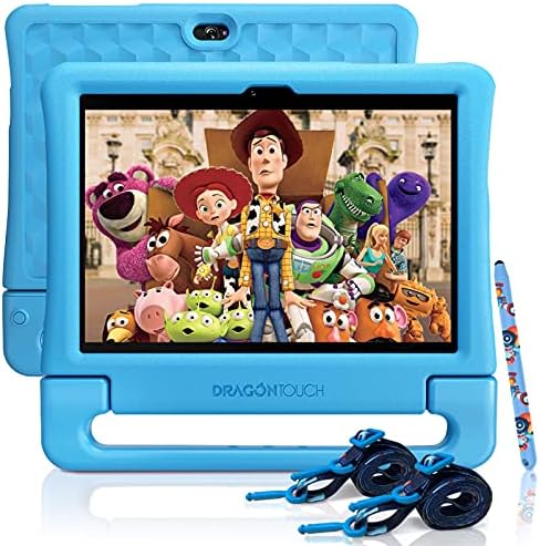 Dragon Touch KidzPad Y88X 10 Детски Таблети, 32gb, 10 инчен HD Андроид Таблет, Поголем Екран Таблет За Деца, Родителска Контрола Kidoz Претходно