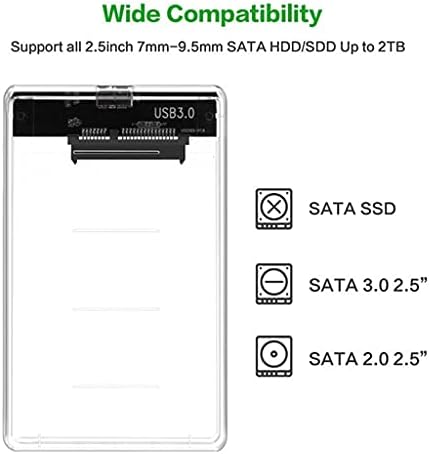 CZDYUF Sata 3 ДО USB 3.0 2.5 Инчен HDD Ssd Хард Диск Докинг Станица Куќиште HDD Случај