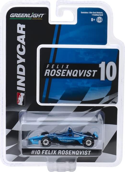 Collectibles Greenlight 10838 2019 10 Felix Rosenqvist / Chip Ganassi Racing, NTT Data 1:64 Scale Indy 500