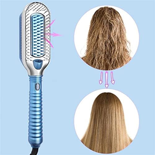 ZLXDP Професионална коса засилување ладен ветер мраз терапија со коса коса зацрвстувањето чешел без топлина чешел влажна суво мазнење на косата Стилер