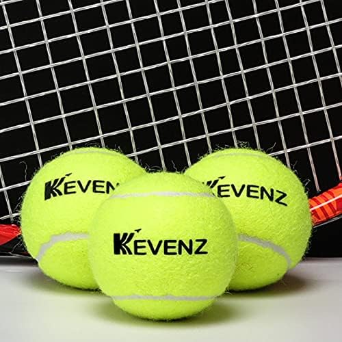 Кевенц 12-Пакет Стандардни Тениски Топчиња За Тренирање Под Притисок, Високо Еластичност, Потрајни, Добри За Топка За Обука За