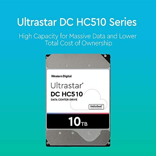 HGST WD Ultrastar DC HC510 10TB 7200 ВРТЕЖИ ВО МИНУТА SATA 6Gb/s 3.5 Хелиум Платформа Претпријатие Хард Диск-HUH721010ALE604