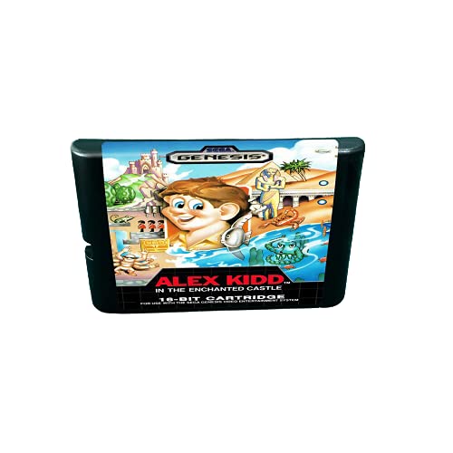 АДИТИ АЛЕКС Кид - 16 битни МД игри со касети за игри за мегадрив генеза конзола