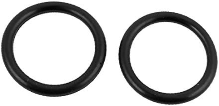 X-gree 10pcs 17mm x 1,9 mm гума о-прстени nbr отпорни на топлина запечатување прстен за запечатување црна боја (10 парчиња 17мм x 1,9мм