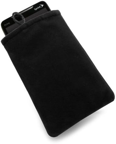 Boxwave Case компатибилен со Ingenico Link 2500 - кадифена торбичка, ракав за меки велур ткаенина со ракав со влечење за Ingenico Link 2500,