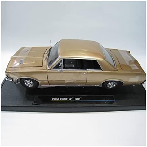 Model Model Model Model 1:18 за Pontiac GTO 1964 ретро мускулен автомобил легура на легура на легура на автомобили со автомобил со голема