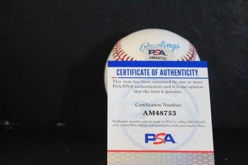 Лу Будреу потпиша безбол автограм автограм автограм PSA/DNA AM48753 - Автограмирани бејзбол